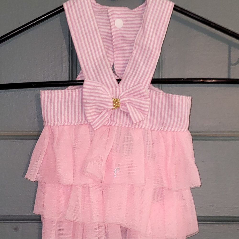 Lot of 3 Small Dog Dresses. Size Medium. NWOT.